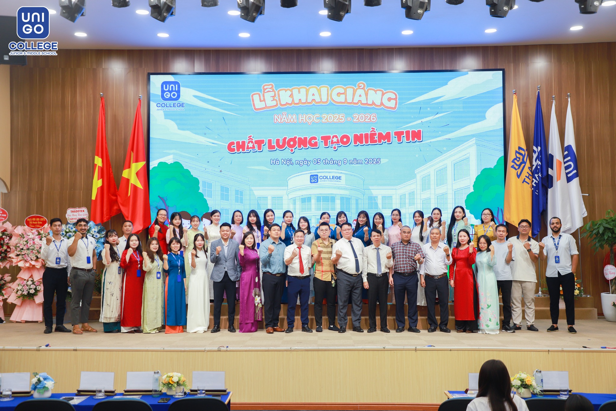  UNIGO KHAI GIẢNG NĂM HỌC 2025-2026 & CHÀO MỪNG 80 năm thành lập Bộ Quốc gia Giáo dục 